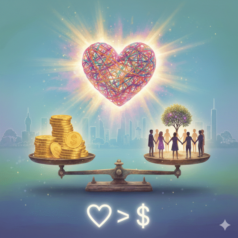 Love is Greater than Money Diversity by Evident Aura