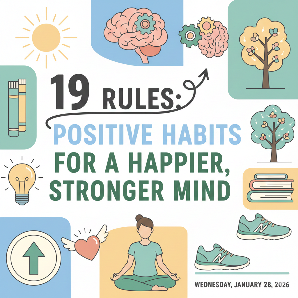 19 rules Positive Habits for a Happier, Stronger Mind