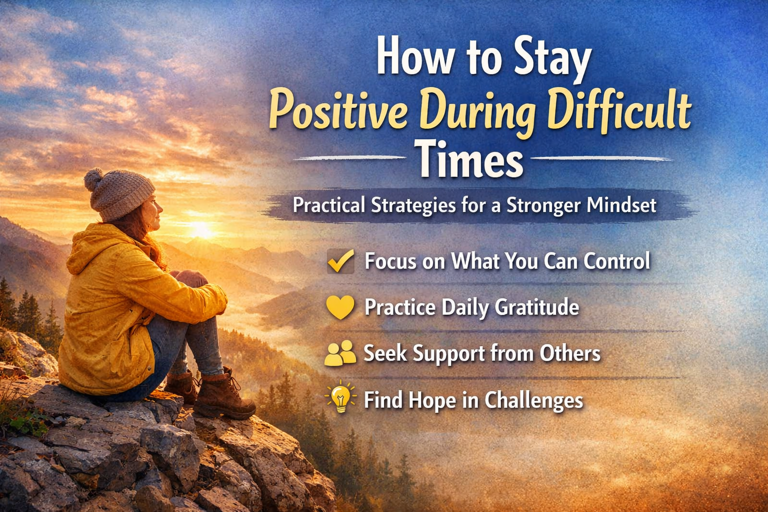 How to Stay Positive During Difficult Times