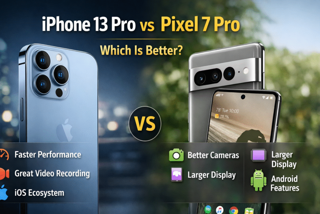 Apple iPhone 13 Pro vs Google Pixel 7 Pro The race of technology in the tech world