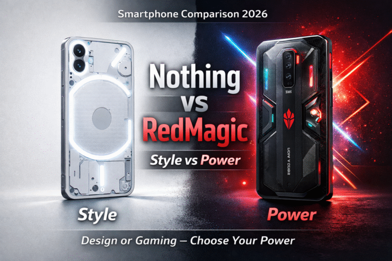 Nothing Mobile vs Red Magic Mobile Full Comparison and see which one is the real beast