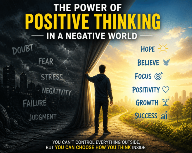 The Power of Positive Thinking in a Negative World