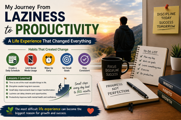 My Journey From Laziness to Productivity A Life Experience That Changed Everything