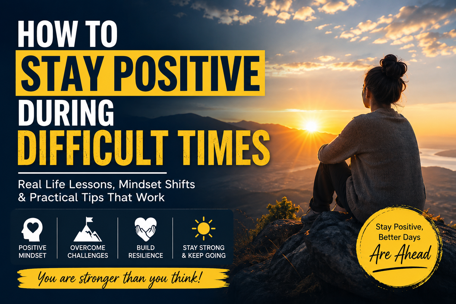 How to Stay Positive During Difficult Times A Life Experience That Changed My Perspective