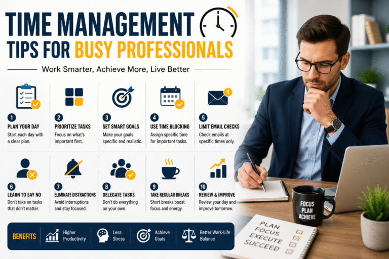 Time Management Tips for Busy Professionals Boost Productivity Without Burning Out